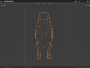 low-poly capybara 3D Model