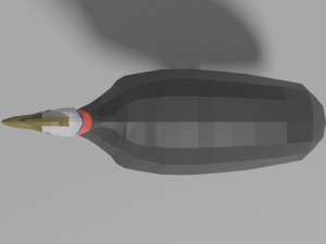 low-poly cassowary Modèle 3D
