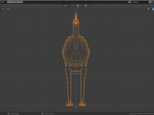 low-poly cassowary Modèle 3D