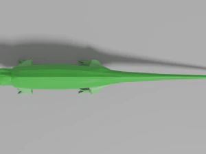 低聚变色龙 3D 模型