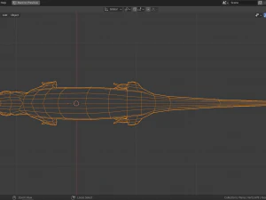 低聚变色龙 3D 模型