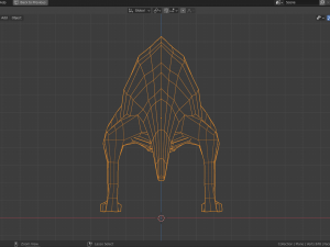 low-poly chameleon 3D Model