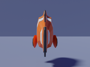 low-poly clownfish 3D Model