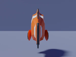 low-poly clownfish 3D Model
