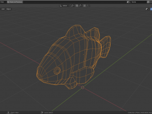 low-poly clownfish 3D Model