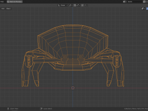 low-poly crab Modelo 3D