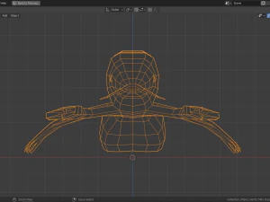 low-poly crayfish 3D Model