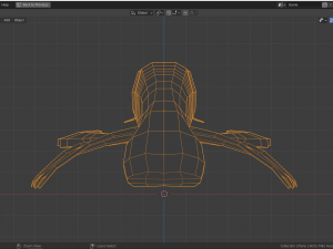low-poly crayfish Modelo 3D