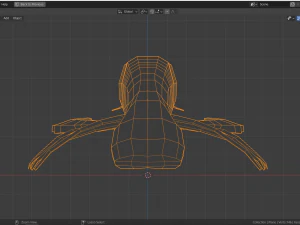 low-poly crayfish 3D Model