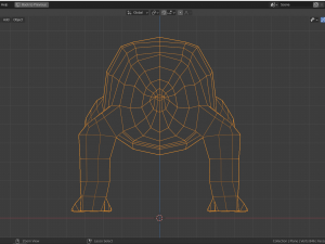 low-poly komodo dragon 3D 모델