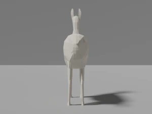 low-poly lama 3D Model