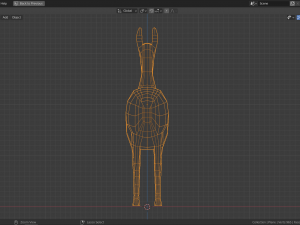 low-poly lama 3D 모델