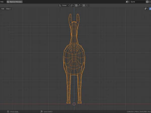 low-poly lama 3D Model