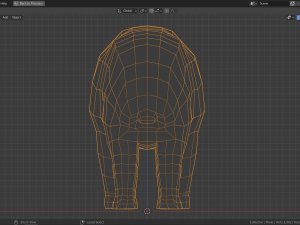 low-poly panda 3D Model