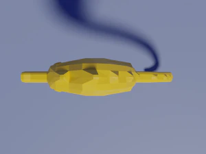low-poly seahorse 3D Model