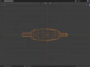 low-poly seahorse 3D Model