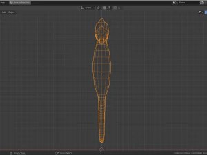 low-poly seahorse 3D Model