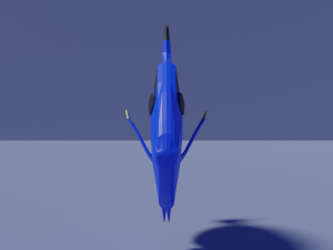 low-poly surgeonfish 3D Модель