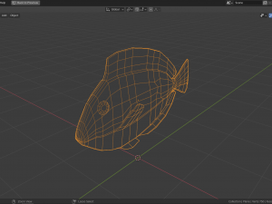 low-poly surgeonfish 3D Модель