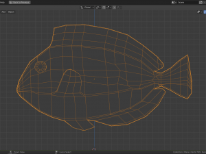 low-poly surgeonfish 3D Модель