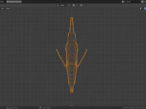 低聚刺尾鱼 3D 模型