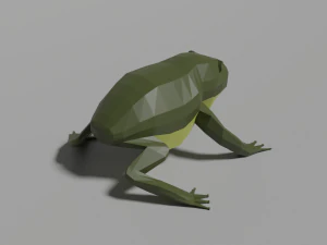 low-poly toad 3D Model