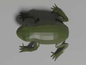 low-poly toad 3D Model