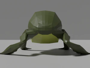low-poly toad 3D Model