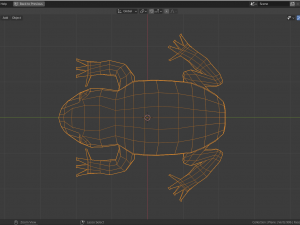 low-poly toad Modèle 3D