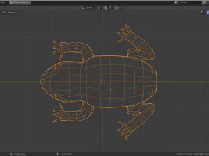 low-poly toad 3D Model
