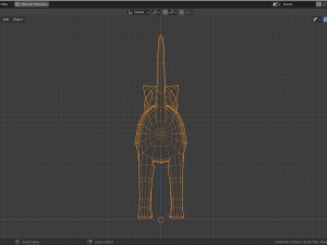 low-poly cat Model 3D