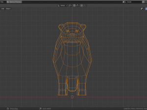 low-poly otter 3D Model