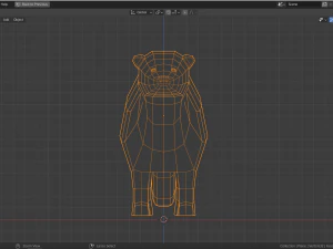low-poly otter 3D Model