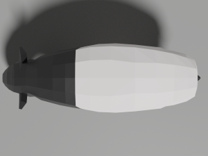 low-poly tapir 3D 모델