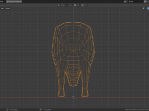 low-poly tapir 3D 모델