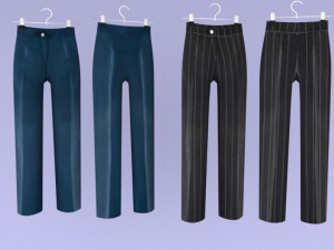 large collection of clothes for the wardrobe and store 3D Model
