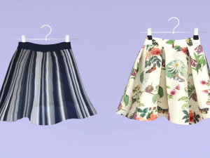 grande cole&ccedil;&atilde;o de roupas para guarda-roupa e loja Modelo 3D