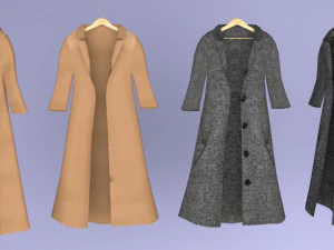 grande cole&ccedil;&atilde;o de roupas para guarda-roupa e loja Modelo 3D