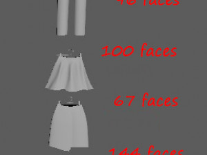 large collection of clothes for the wardrobe and store 3D Model
