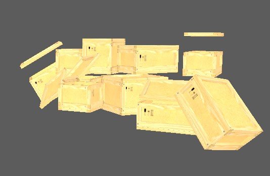 set of wooden boxes 3D Model .c4d .max .obj .3ds .fbx .stl .blend 