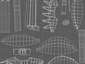kitchen utensils 3D 模型