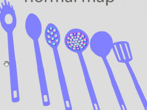 utens&iacute;lios de cozinha Modelo 3D