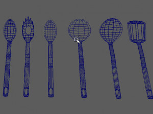 kitchen utensils 3D 模型