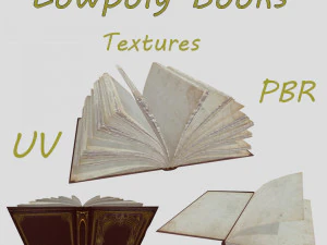 blank old book 3D Model