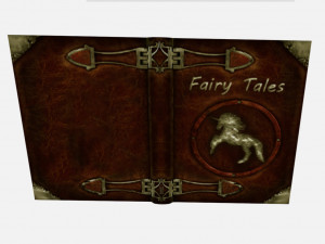 fairy tales book Modèle 3D