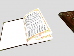 fairy tales book Modèle 3D