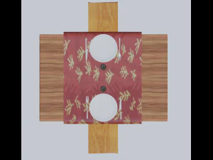 restaurant table 3D Model