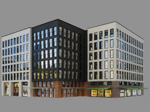 B&acirc;timent01 Modèle 3D