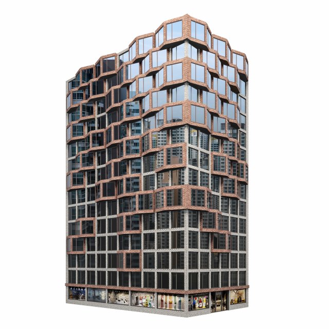 Building03 3D मॉडल .c4d .max .obj .3ds .fbx .stl .blend 