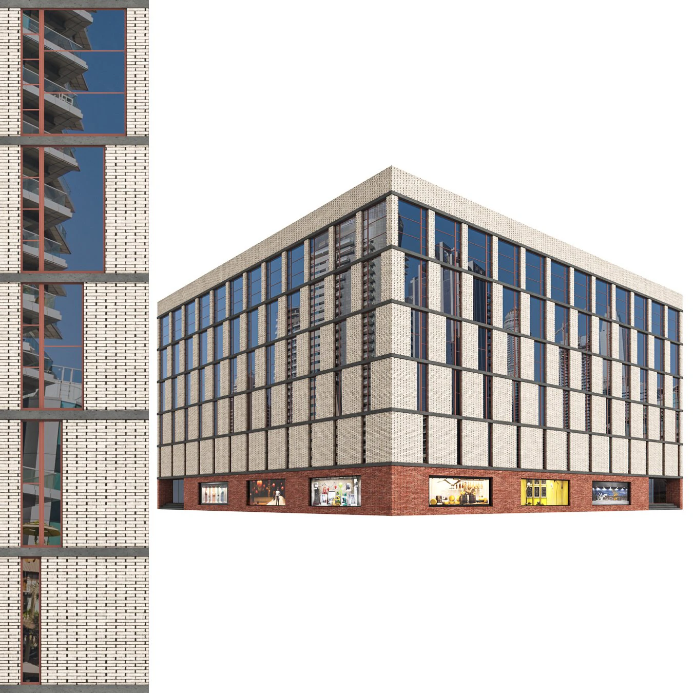 Building05 3D Model .c4d .max .obj .3ds .fbx .stl .blend 